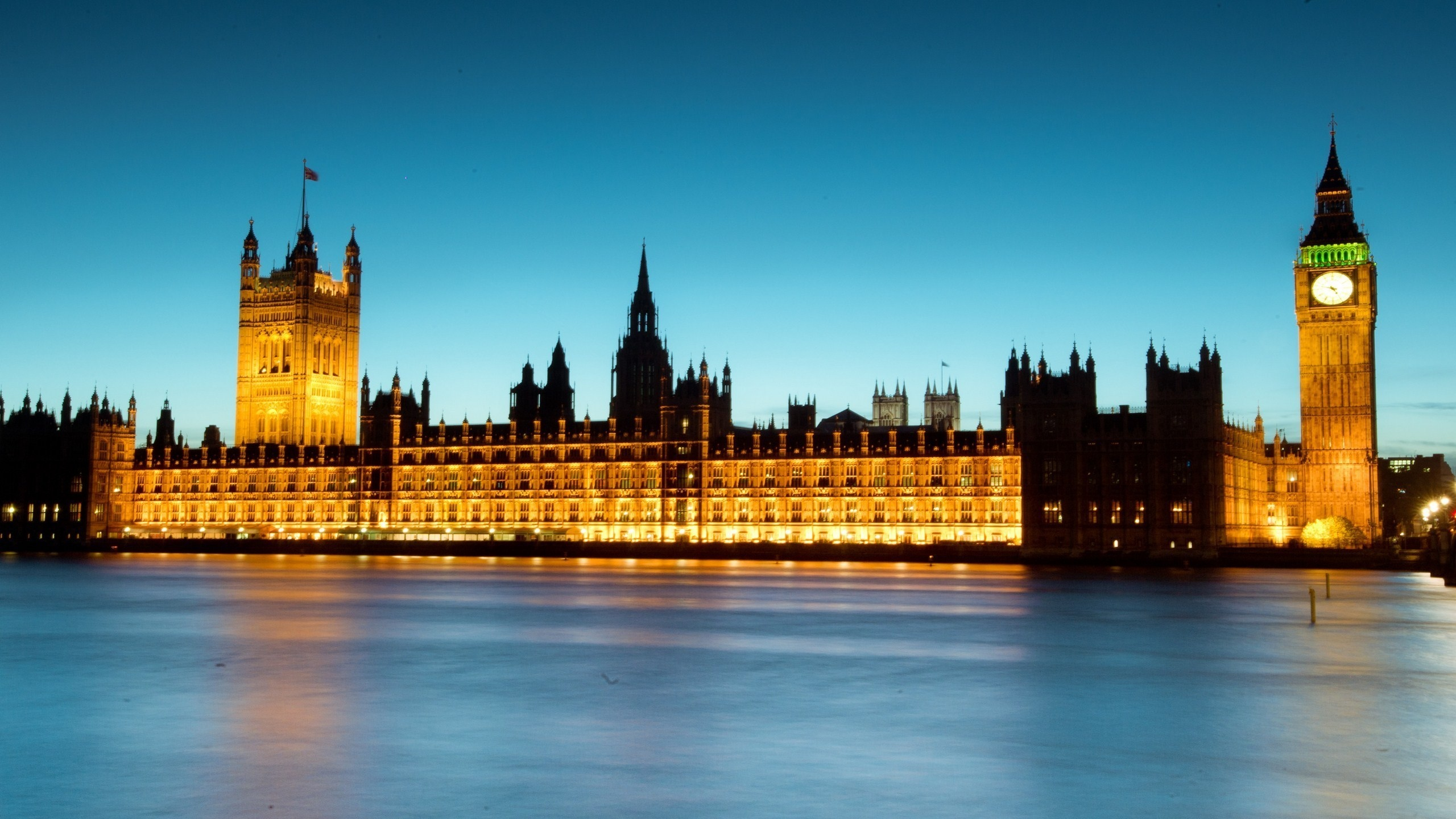 big ben, thames river, лондон, англия, night, england, ночь, uk, london