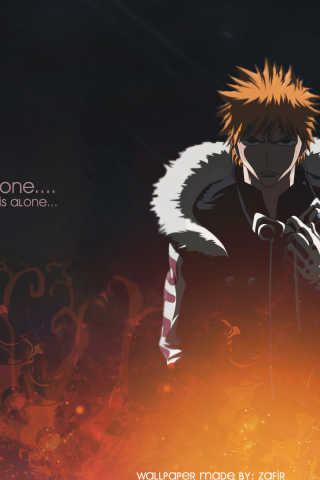 black, bleach, kurosaki ichigo