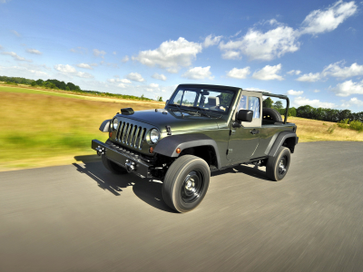 внедорожник, передок, ренглер, дорога, небо, wrangler, джип, jeep, поле, облака, j8, 3-door