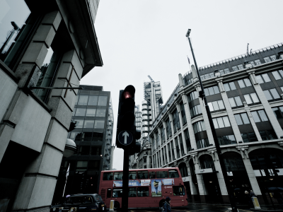 светофор, такси, автобус, перекрёсток, лондон