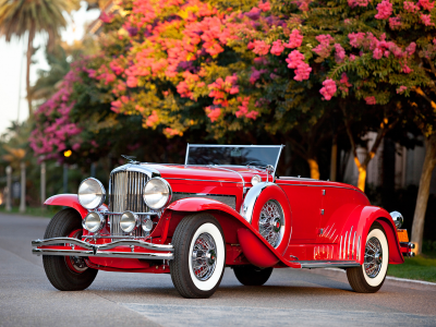 дюзенберг, 1932, coupe, duesenberg, by murphy, 284.2310, красивая машина, купе, кабриолет, convertible, j, красный, ретро