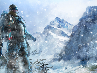 снег, снайпер, горы, sniper ghost warrior 2