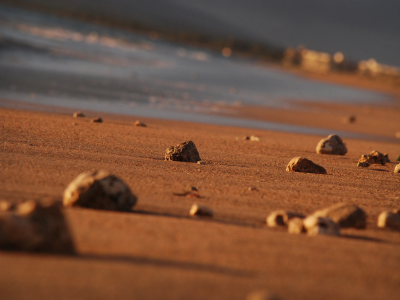 берег, камни, камень, пляжи, вода, макро, песок, побережье, фокус