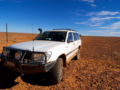 горизонт, небо, джип, hzj 105, toyota land cruiser, саванна