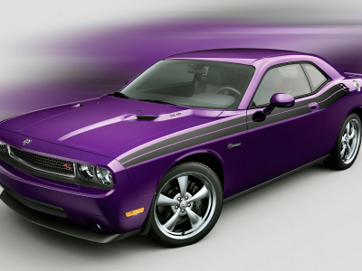 purple, muscle car, challenger 6.1 srt, hemi v8, dodge