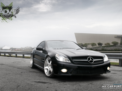 sl 65 amg, белый, mercedes