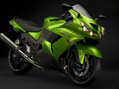 мото, фон, kawasaki, мотоцикл, черный, зеленый, кавасаки, zx14