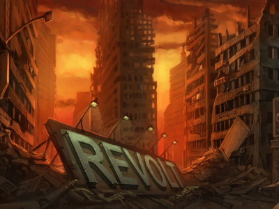 by real sonkes, разруха, здания, арт, revolt