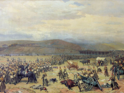 н. д. дмитриев-оренбургский, русско-турецкая война, сражение под плевной, 1877 год