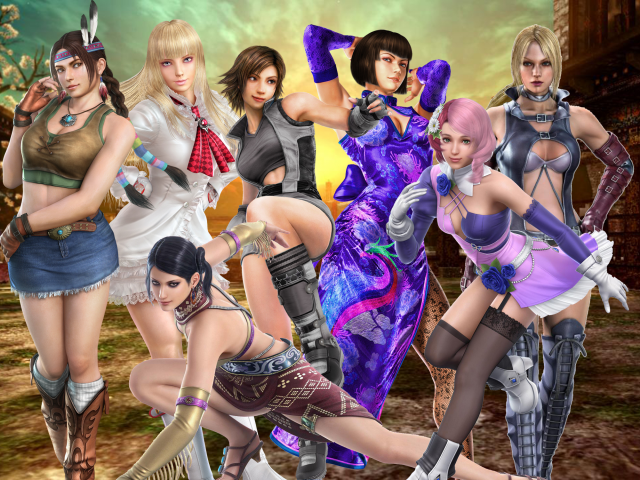 tekken, nina, anna, girls, asuka, tekken girls