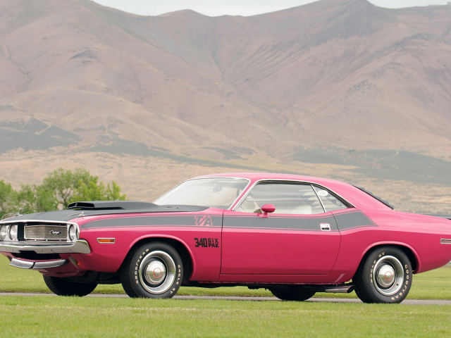 challenger, горы, dodge, r-t se, 1970, классика