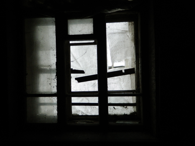 окно, заброшенное, темнота, комната