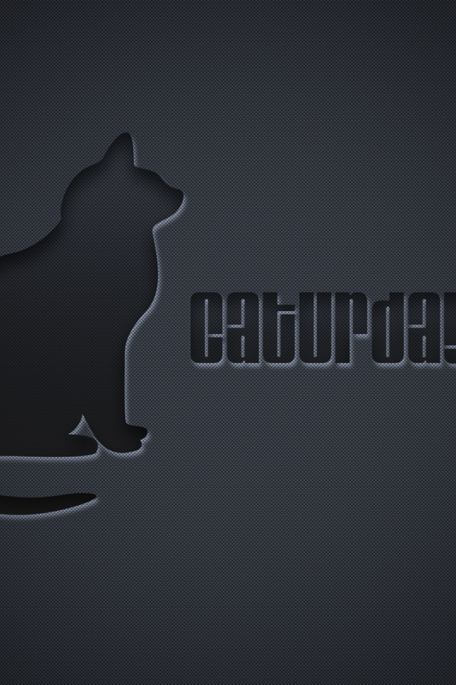 1920x1200, кот, надпись, cat, word, кошка, lettering, минимализм, слово, minimalism