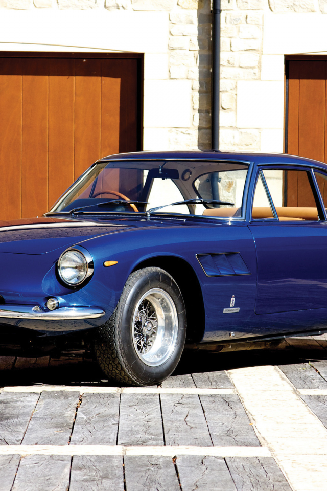 ворота, 500, ferrari, доски, феррари, синий, 1964-66, шикарная машина, superfast