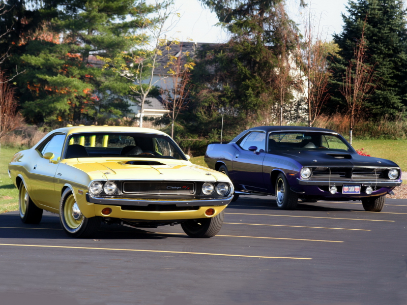 plymouth, dodge, muscle cars