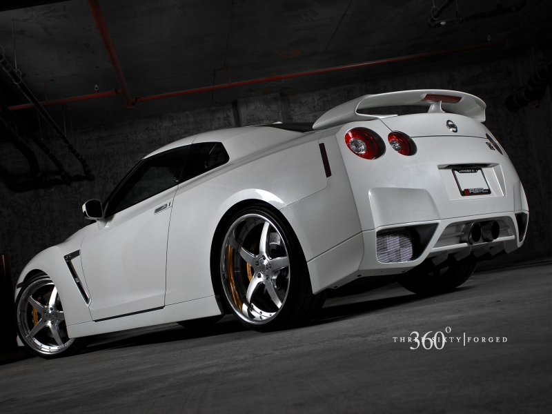 white, 360 three sixty forged, ниссан, gt-r, белый, nissan