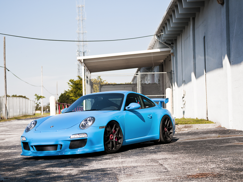 supercars, auto, city, cars wall, porshe gt3 rs, blue, cars