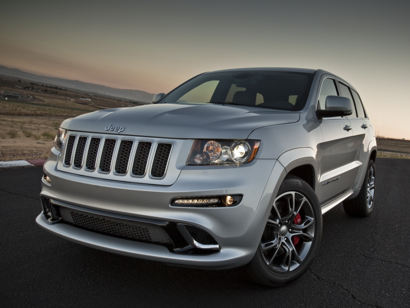 джип, grand cherokee, srt8, передняя часть, серебристый, гранд чероке, jeep