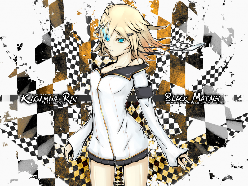 brs, yellow, kagamine rin, vocaloid