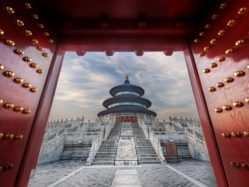 храм, temple of heaven, китай, восток