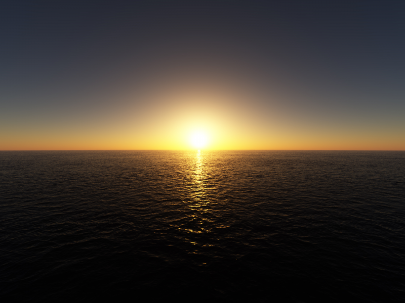 the last sunset over the sea, закат, гладь, море