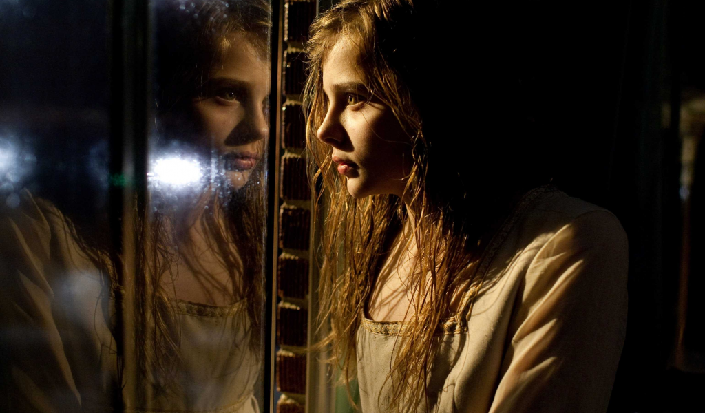 chloe moretz, let me in, отражение, актриса, фильм