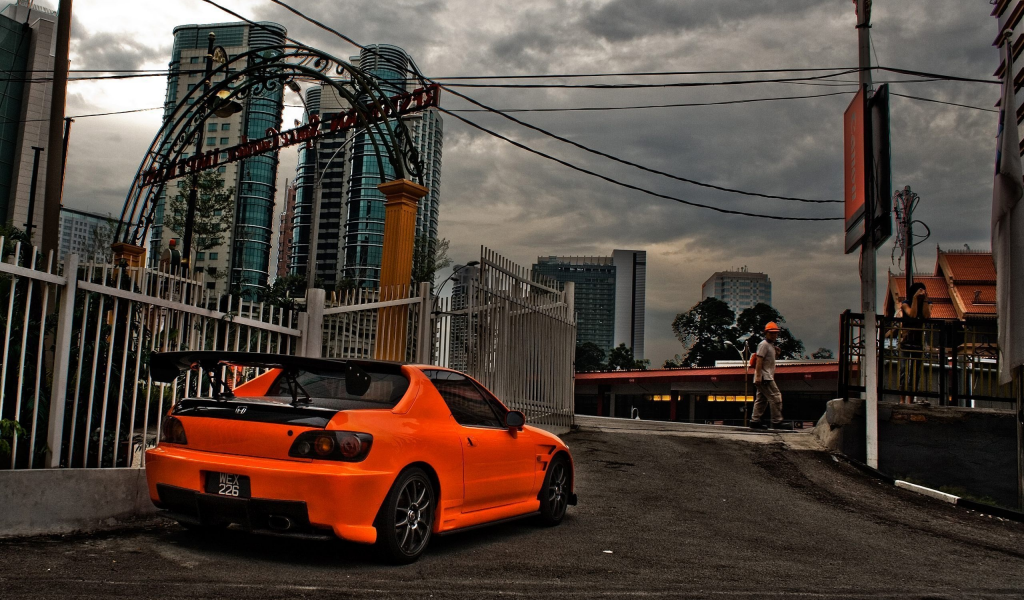 orange, s2000, racer