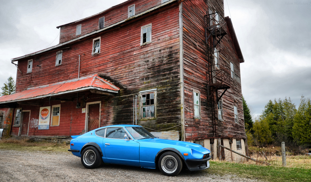 фото, auto, datsun 240, дом, cars