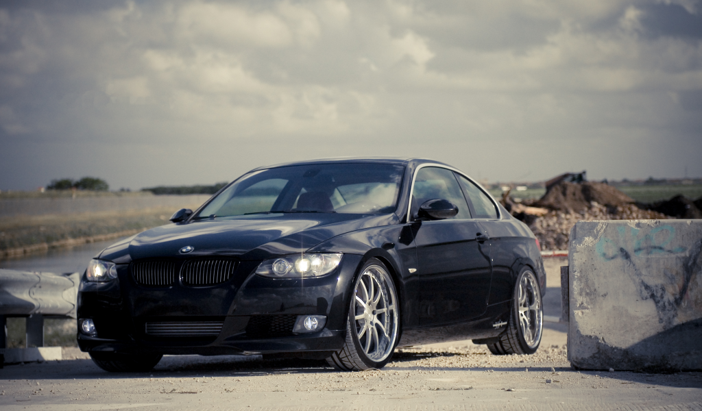 передняя часть, чёрный, black, 360 three sixty forged, 3 series, бмв, bmw, 335i