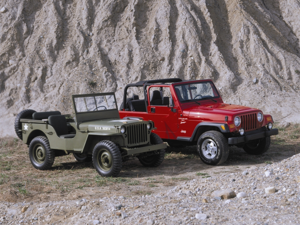 камни, новый, mixed, jeep, старый, willys mb, wrangler, гора