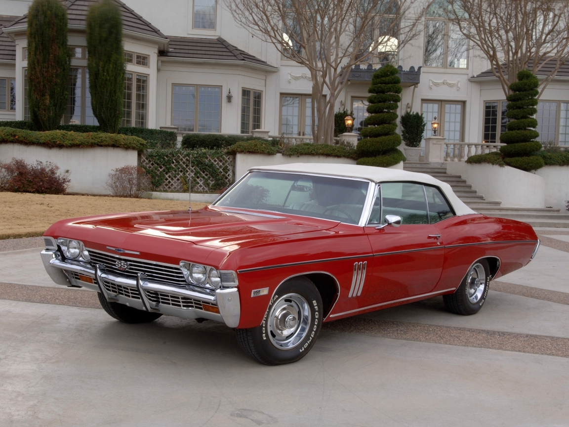 1968, convertible, ss 427, impala