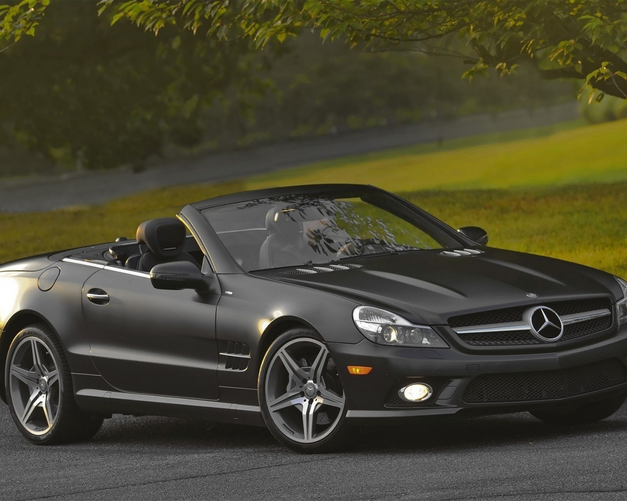 benz sl550, mercedes, авто обои, тачки, машины, night edition, мерседесы