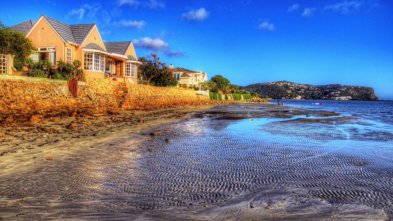 south africa, пляж, leisure island beach