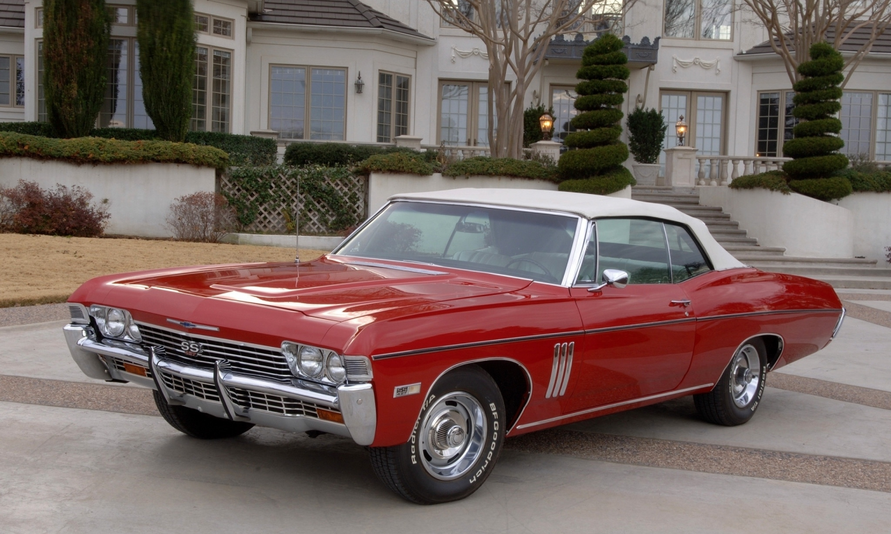 1968, convertible, ss 427, impala