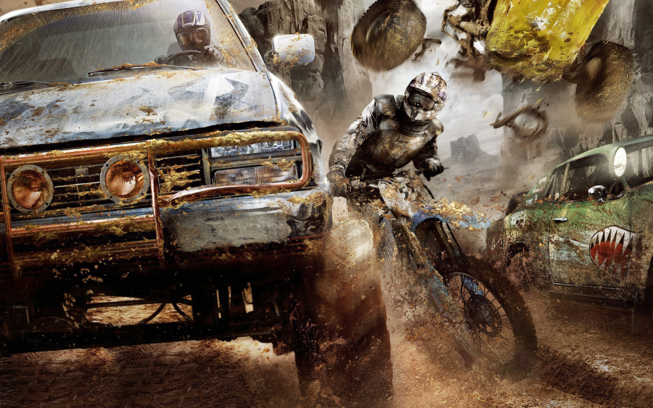motorstorm, грязь, мотоцикл, apocalypse, машина, гонка