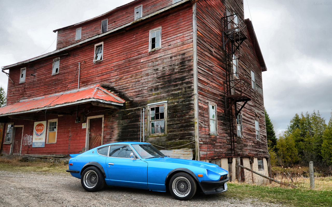 фото, auto, datsun 240, дом, cars