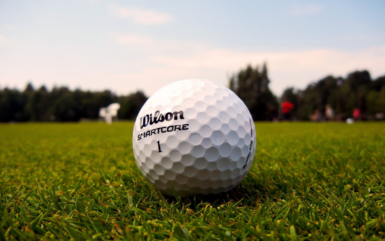 гольф, мячик, ball, газон, трава, golf