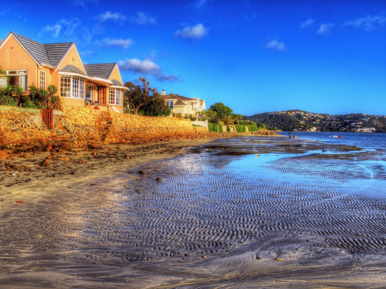 south africa, пляж, leisure island beach