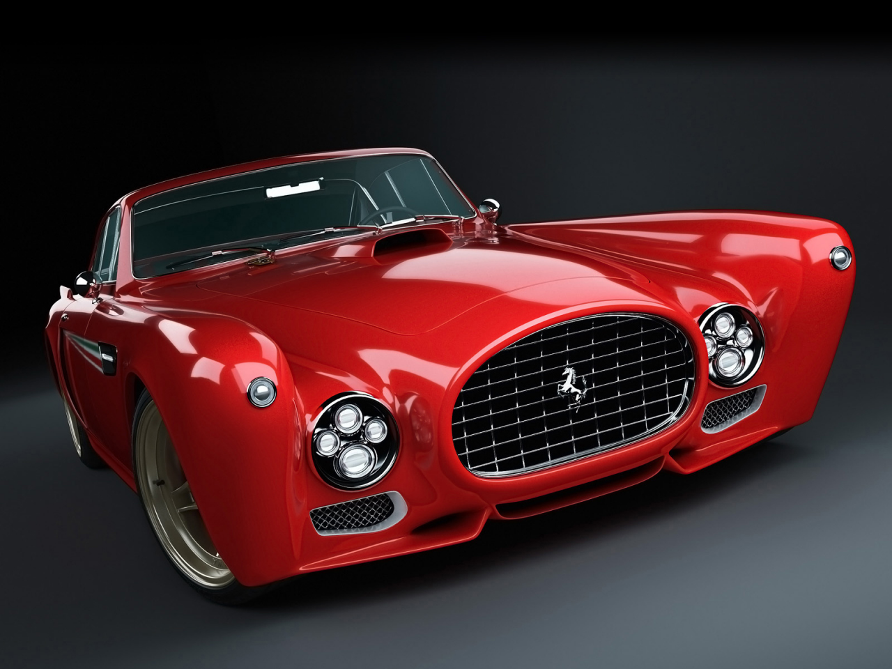 auto, f-340, gullwing america, ferrari, competizione design, cars