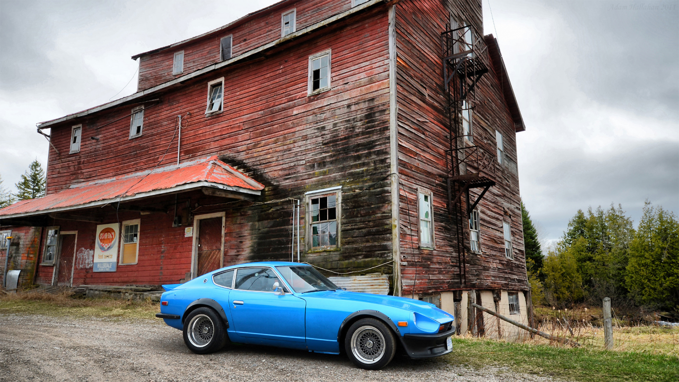 фото, auto, datsun 240, дом, cars