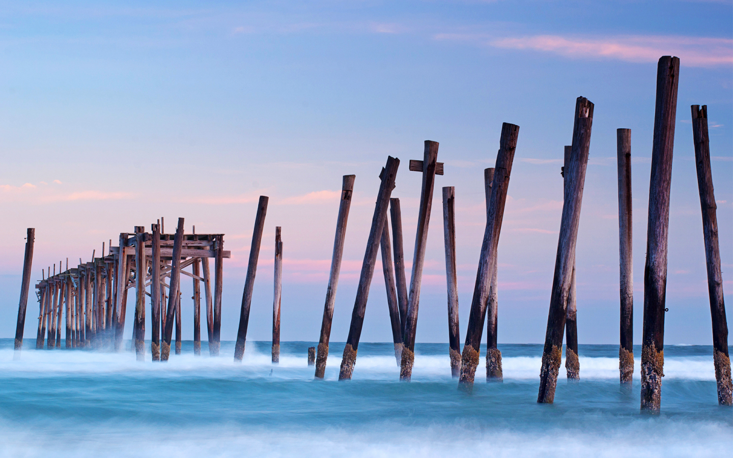 океан, волны, холод, ocean, new jersey, вода, море, закат