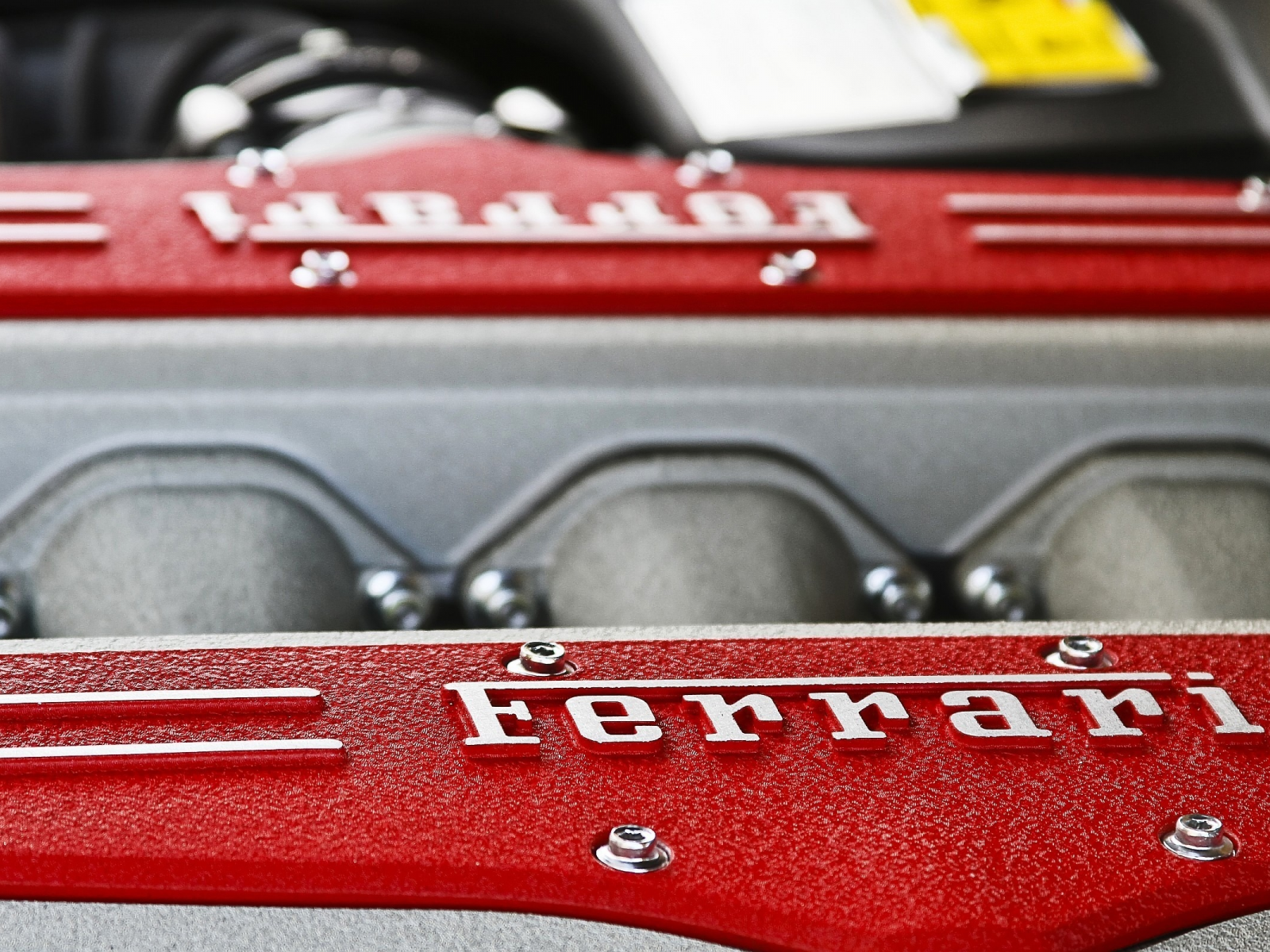 двигатель, логотип, ferrari 599gtb
