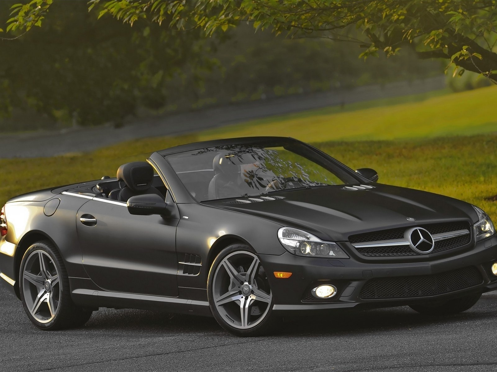 benz sl550, mercedes, авто обои, тачки, машины, night edition, мерседесы