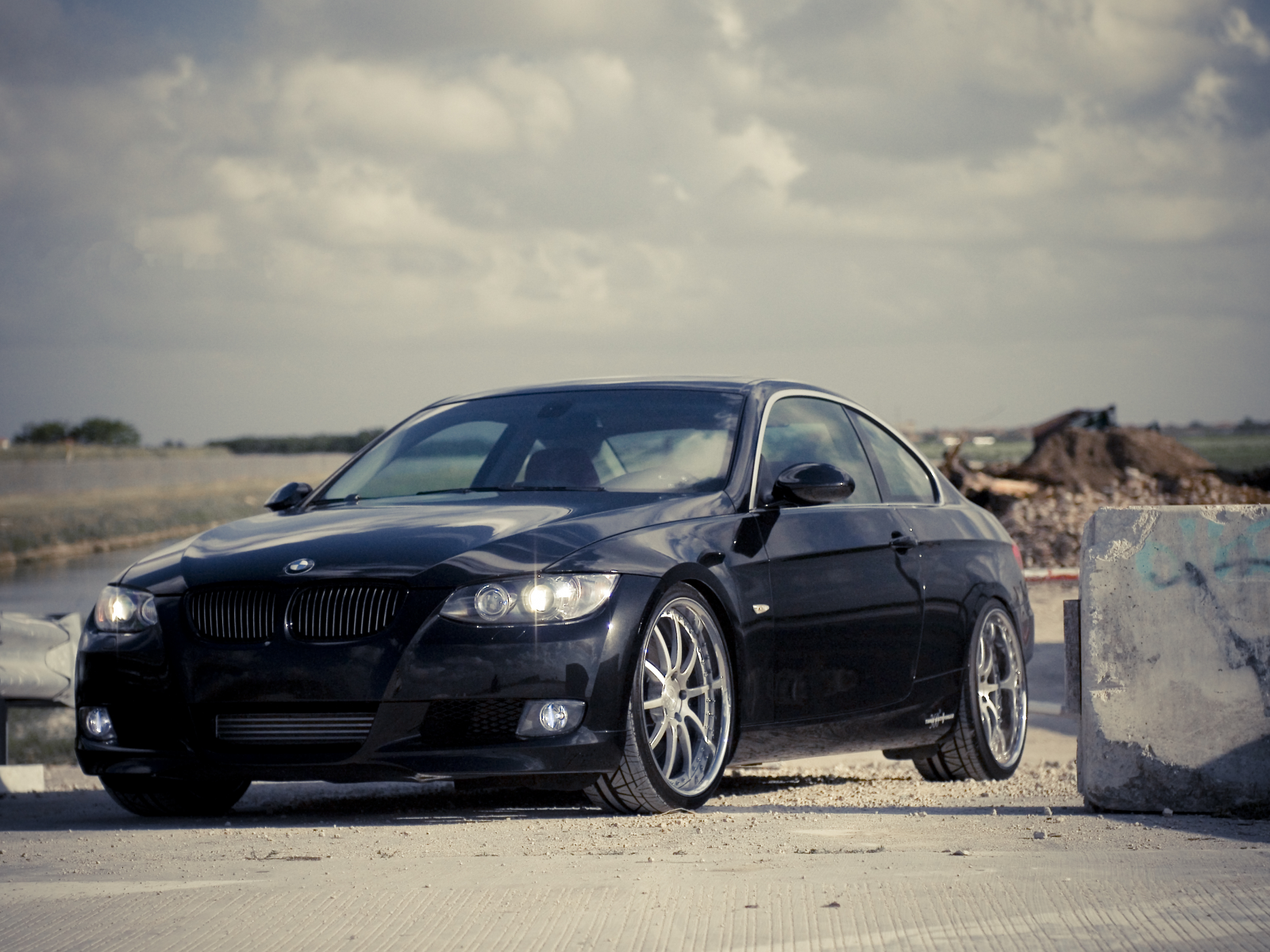 передняя часть, чёрный, black, 360 three sixty forged, 3 series, бмв, bmw, 335i