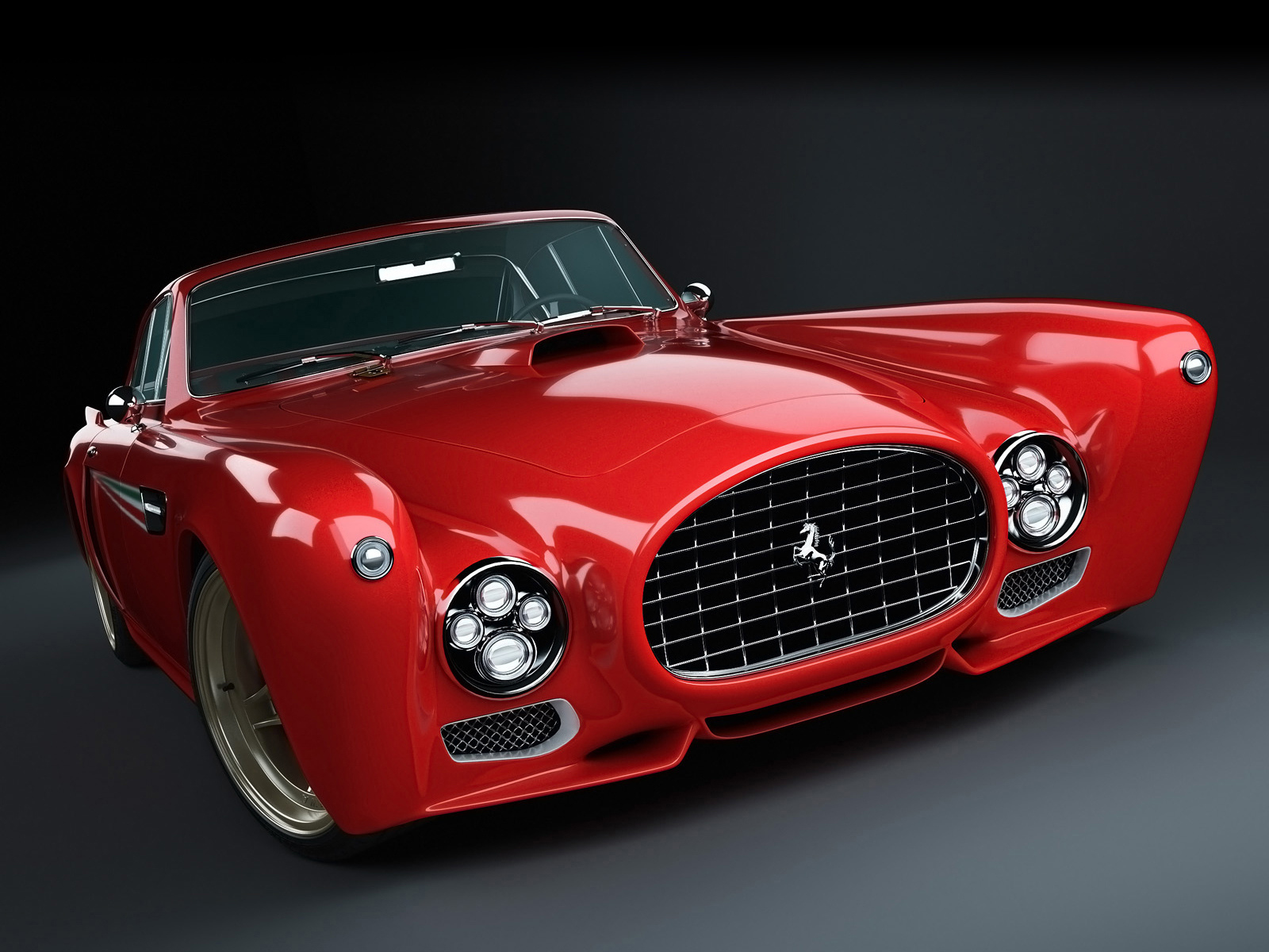 auto, f-340, gullwing america, ferrari, competizione design, cars