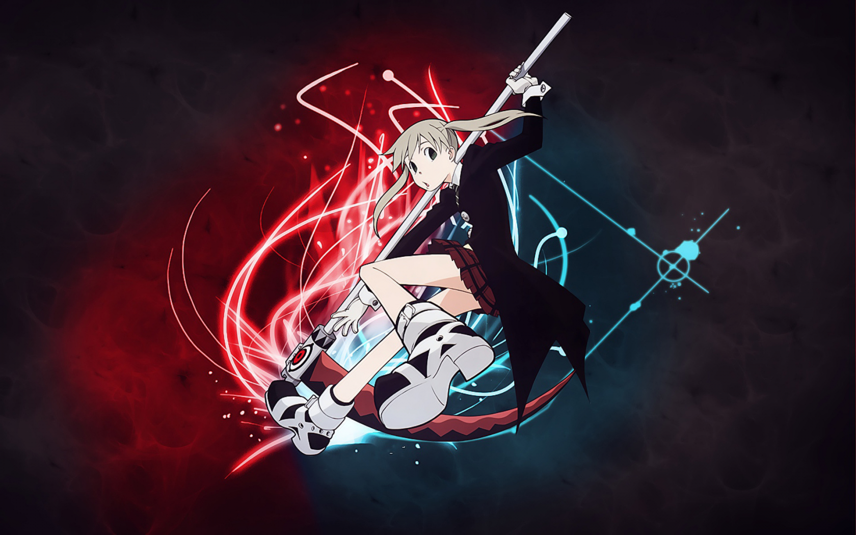 soul eater, коса смерти, maka