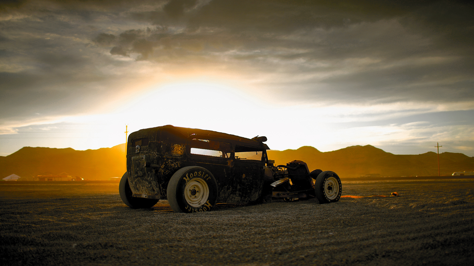 the rods of speedweek 04, хот род, пустыня