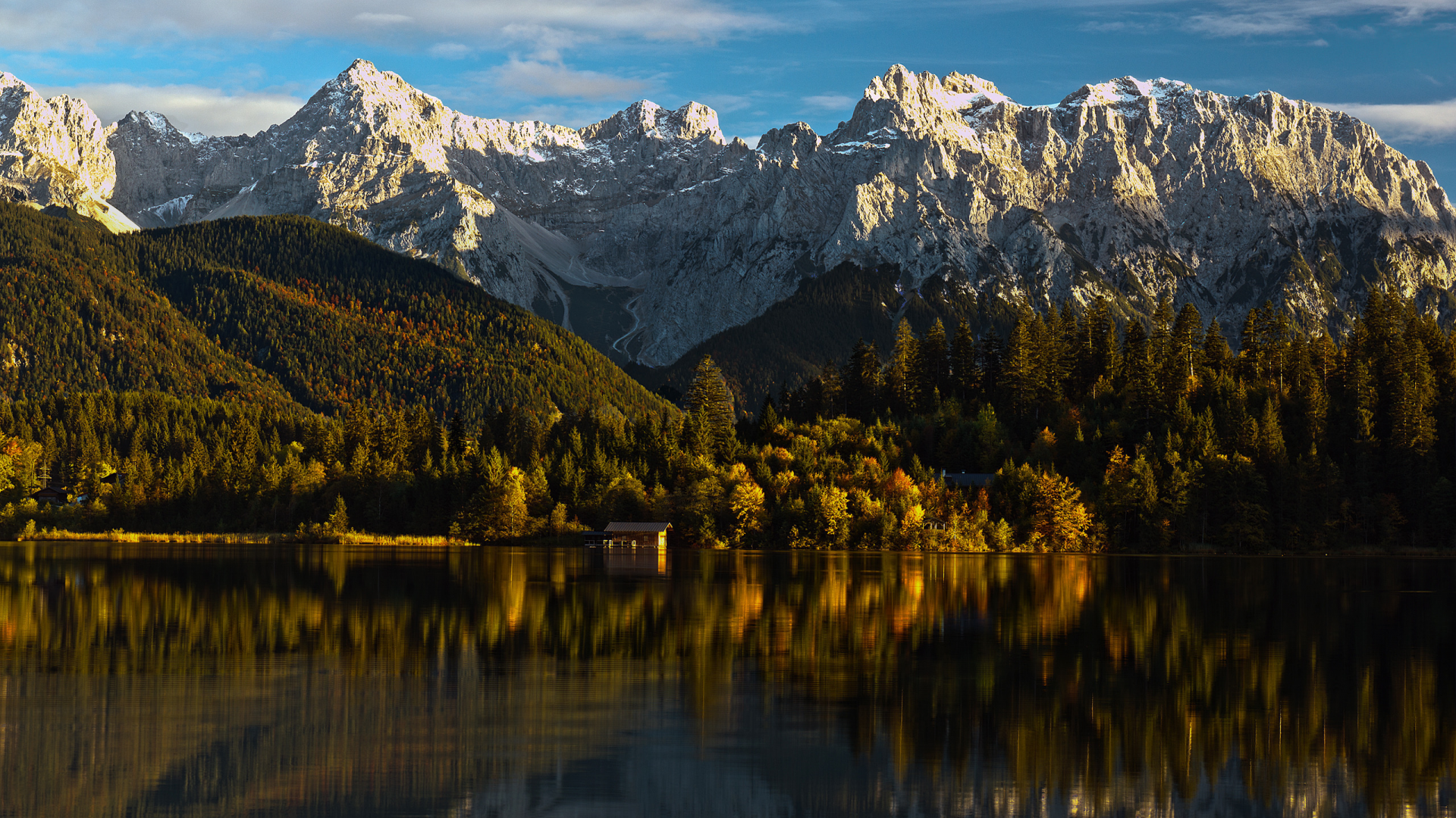 гора, озеро, quiet mountain