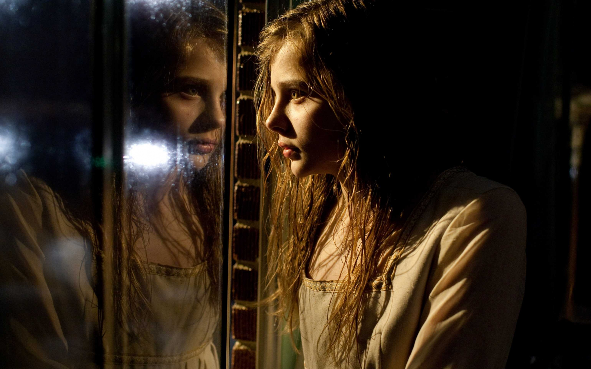 chloe moretz, let me in, отражение, актриса, фильм