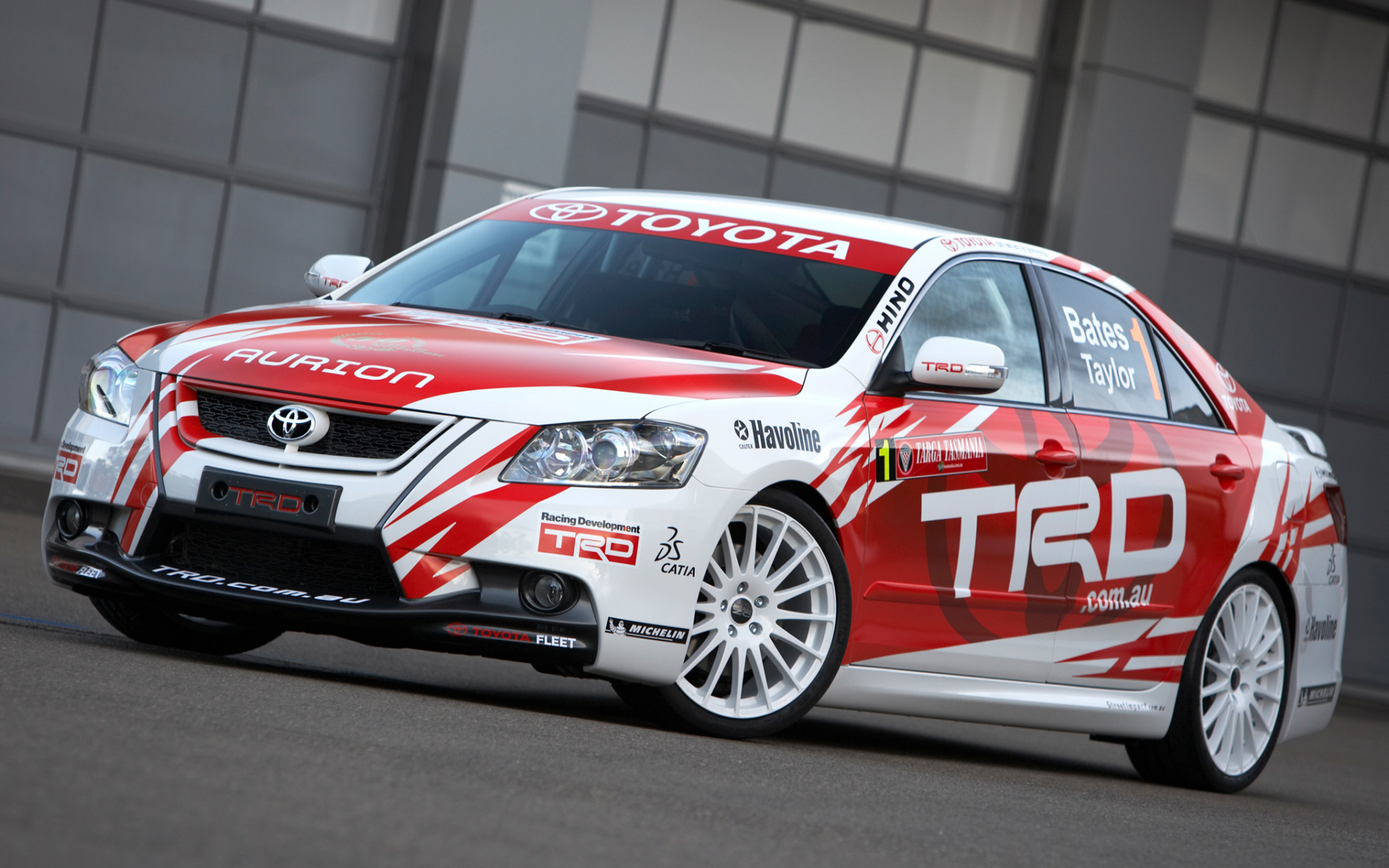 aurion, race, trd, передняя часть, toyota, car